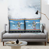 Unicorn Pew Pew Christmas Pillow Cover Xmas Holiday Patterns - Wonder Print Shop