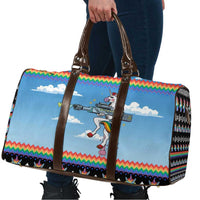 Unicorn Pew Pew Christmas Travel Bag Xmas Holiday Patterns - Wonder Print Shop