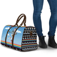 Unicorn Pew Pew Christmas Travel Bag Xmas Holiday Patterns - Wonder Print Shop