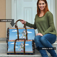 Unicorn Pew Pew Christmas Travel Bag Xmas Holiday Patterns - Wonder Print Shop