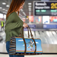 Unicorn Pew Pew Christmas Travel Bag Xmas Holiday Patterns - Wonder Print Shop