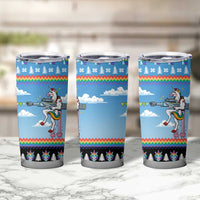 Unicorn Pew Pew Christmas Tumbler Cup Xmas Holiday Patterns - Wonder Print Shop