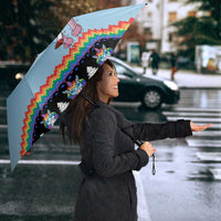 Unicorn Pew Pew Christmas Umbrella Xmas Holiday Patterns - Wonder Print Shop