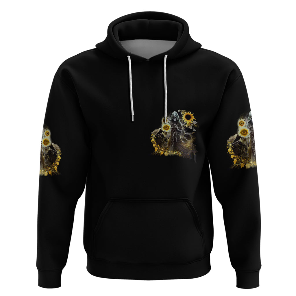 I Am The Storm Reaper Sunflower Roses Wings Hoodie - Wonder Print Shop