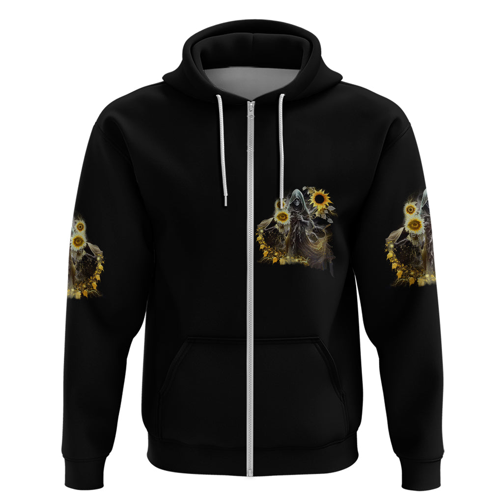 I Am The Storm Reaper Sunflower Roses Wings Hoodie - Wonder Print Shop