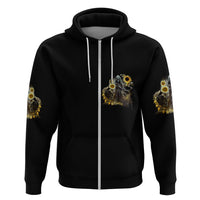 I Am The Storm Reaper Sunflower Roses Wings Hoodie - Wonder Print Shop