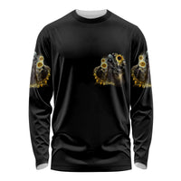 I Am The Storm Reaper Sunflower Roses Wings Long Sleeve Shirt - Wonder Print Shop
