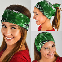 Personalized Darts Lightning Green Storm Neck Gaiter with Electric Energy Pattern and Dartboard Graphics - Wonder Print Shop