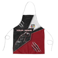 Personalized Raven Billiards Apron with Dark Cemetery Scene and Red Eye Crow Artwork - Wonder Print Shop