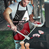 Personalized Raven Billiards Apron with Dark Cemetery Scene and Red Eye Crow Artwork - Wonder Print Shop