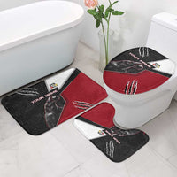 Personalized Raven Billiards Bathroom Set with Dark Cemetery Scene and Red Eye Crow Artwork - Wonder Print Shop
