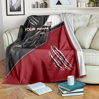 Personalized Raven Billiards Blanket with Dark Cemetery Scene and Red Eye Crow Artwork - Wonder Print Shop