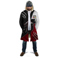 Personalized Raven Billiards Cloak with Dark Cemetery Scene and Red Eye Crow Artwork - Wonder Print Shop