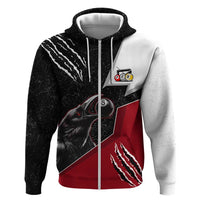 Personalized Raven Billiards Hoodie with Dark Cemetery Scene and Red Eye Crow Artwork - Wonder Print Shop