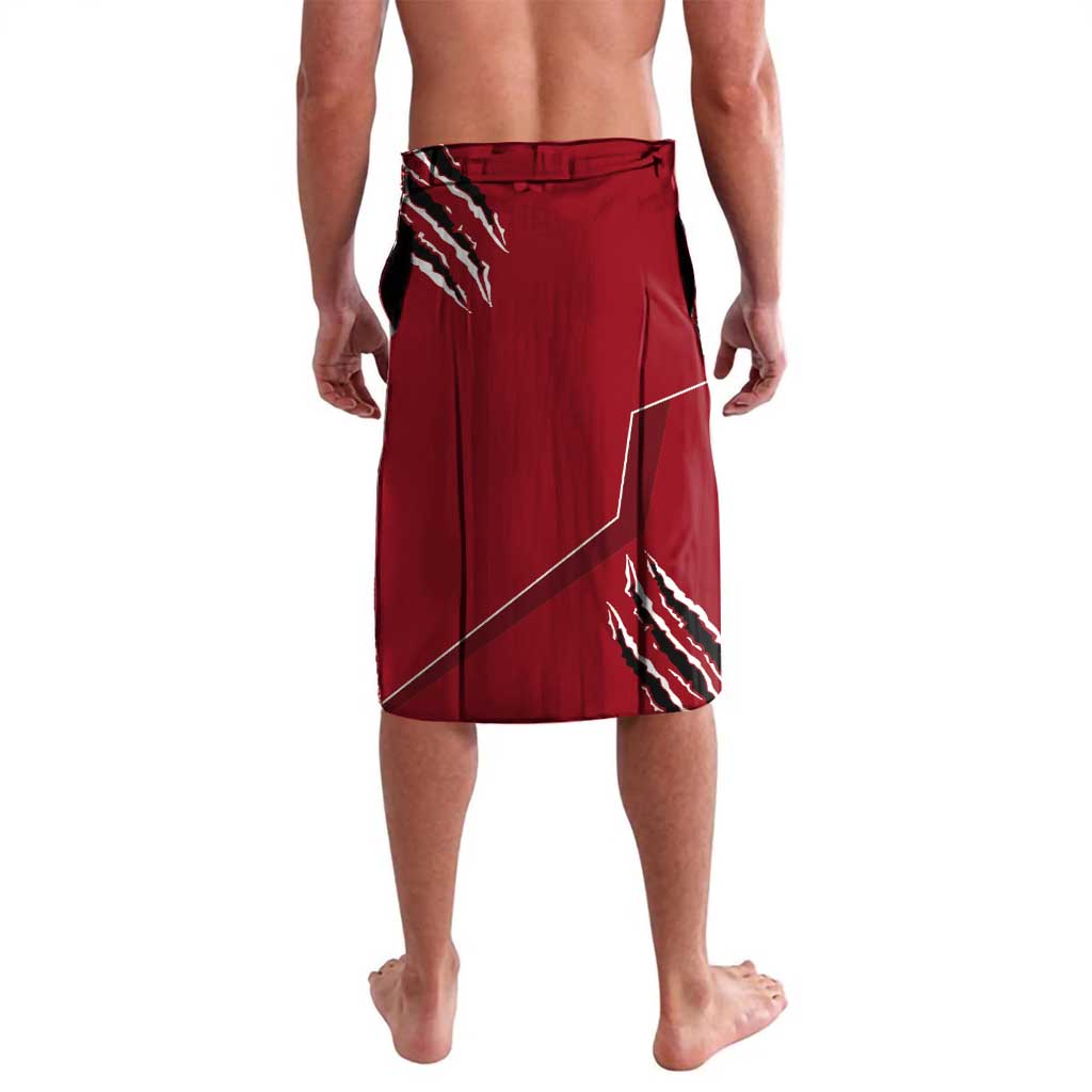 Personalized Raven Billiards Lavalava with Dark Cemetery Scene and Red Eye Crow Artwork - Wonder Print Shop