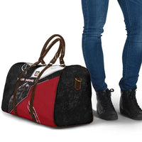 Personalized Raven Billiards Travel Bag with Dark Cemetery Scene and Red Eye Crow Artwork - Wonder Print Shop