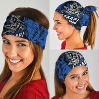 Personalized Motocross Rider Neck Gaiter with Blue Graffiti Splash Pattern - Wonder Print Shop