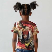 Amunet Kid T shirt with Egyptian Queen Portrait Ancient Mythology