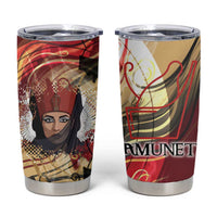 Amunet Tumbler Cup with Egyptian Queen Portrait Ancient Mythology