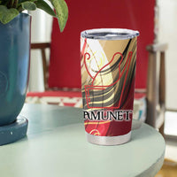 Amunet Tumbler Cup with Egyptian Queen Portrait Ancient Mythology