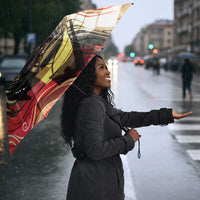Amunet Umbrella with Egyptian Queen Portrait Ancient Mythology