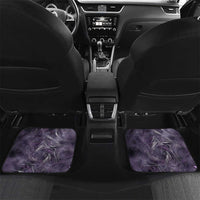 Anput Sacred Urn Car Mats with Papyrus Flowers Egyptian Guardian in Violet Mist