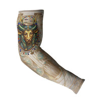 Hathor Arm Sleeves with Sacred Cow Head Egyptian Fertility Symbolism