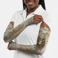 Hathor Arm Sleeves with Sacred Cow Head Egyptian Fertility Symbolism