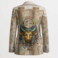 Hathor Blazer with Sacred Cow Head Egyptian Fertility Symbolism