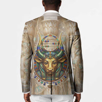 Hathor Blazer with Sacred Cow Head Egyptian Fertility Symbolism