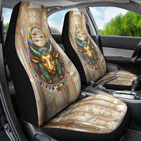 Hathor Car Seat Cover with Sacred Cow Head Egyptian Fertility Symbolism