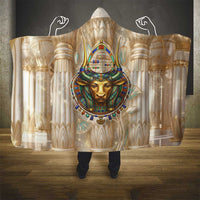 Hathor Hooded Blanket with Sacred Cow Head Egyptian Fertility Symbolism