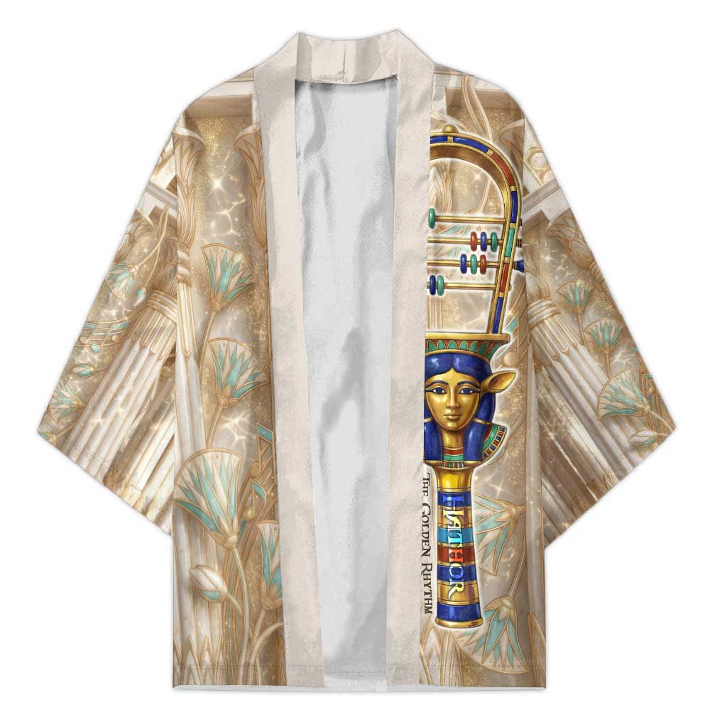 Hathor Kimono with Sacred Cow Head Egyptian Fertility Symbolism