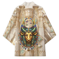 Hathor Kimono with Sacred Cow Head Egyptian Fertility Symbolism