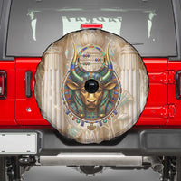 Hathor Spare Tire Cover with Sacred Cow Head Egyptian Fertility Symbolism