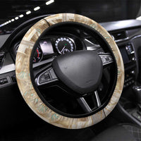 Hathor Steering Wheel Cover with Sacred Cow Head Egyptian Fertility Symbolism