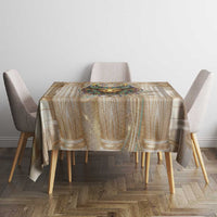 Hathor Tablecloth with Sacred Cow Head Egyptian Fertility Symbolism