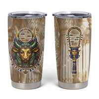 Hathor Tumbler Cup with Sacred Cow Head Egyptian Fertility Symbolism