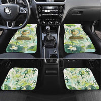 Heqet Nile Ankh Symbol Car Mats Egyptian Lotus Motif in Watercolor Life Theme