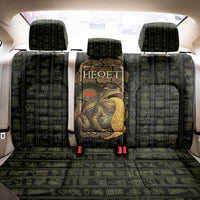 Heqet Ornate Frog Egyptian Back Car Seat Cover with Hieroglyphic Backdrop in Creation Theme