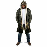 Heqet Ornate Frog Egyptian Cloak with Hieroglyphic Backdrop in Creation Theme