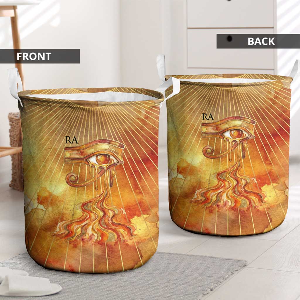 Ra Egyptian Laundry Basket Sun God Eye of Ra Fiery Wings Eternal Source Golden Light