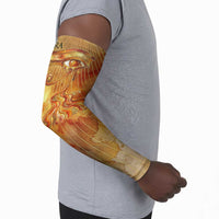 Ra Egyptian Arm Sleeves Sun God Eye of Ra Fiery Wings Eternal Source Golden Light