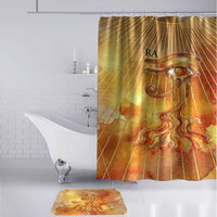 Ra Egyptian Bathroom Set Sun God Eye of Ra Fiery Wings Eternal Source Golden Light