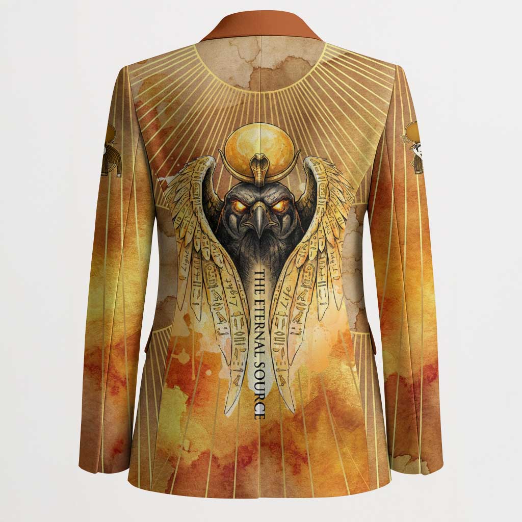 Ra Egyptian Blazer Sun God Eye of Ra Fiery Wings Eternal Source Golden Light