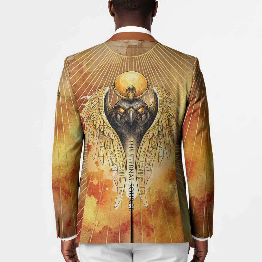 Ra Egyptian Blazer Sun God Eye of Ra Fiery Wings Eternal Source Golden Light
