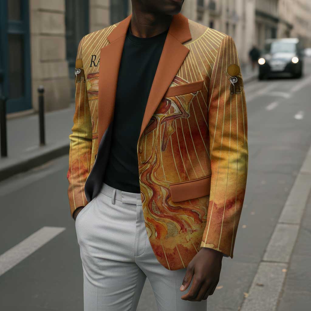 Ra Egyptian Blazer Sun God Eye of Ra Fiery Wings Eternal Source Golden Light