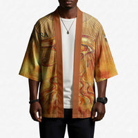 Ra Egyptian Kimono Sun God Eye of Ra Fiery Wings Eternal Source Golden Light