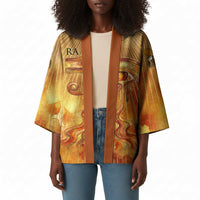Ra Egyptian Kimono Sun God Eye of Ra Fiery Wings Eternal Source Golden Light
