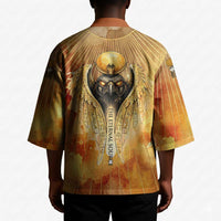 Ra Egyptian Kimono Sun God Eye of Ra Fiery Wings Eternal Source Golden Light